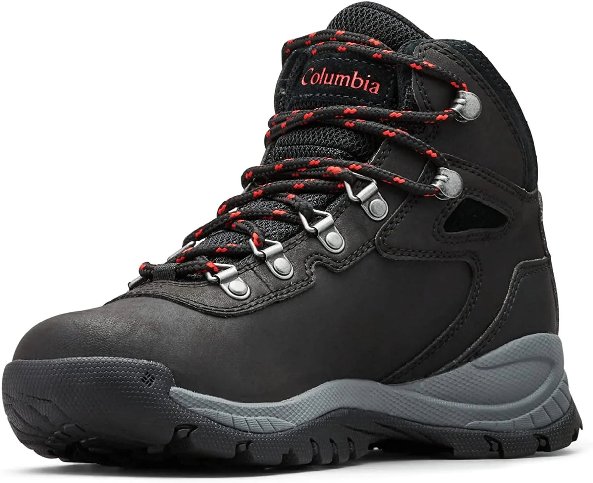 Wide Newton Womens Black/Poppy Red 10 Columbia Plus Boot Ridge