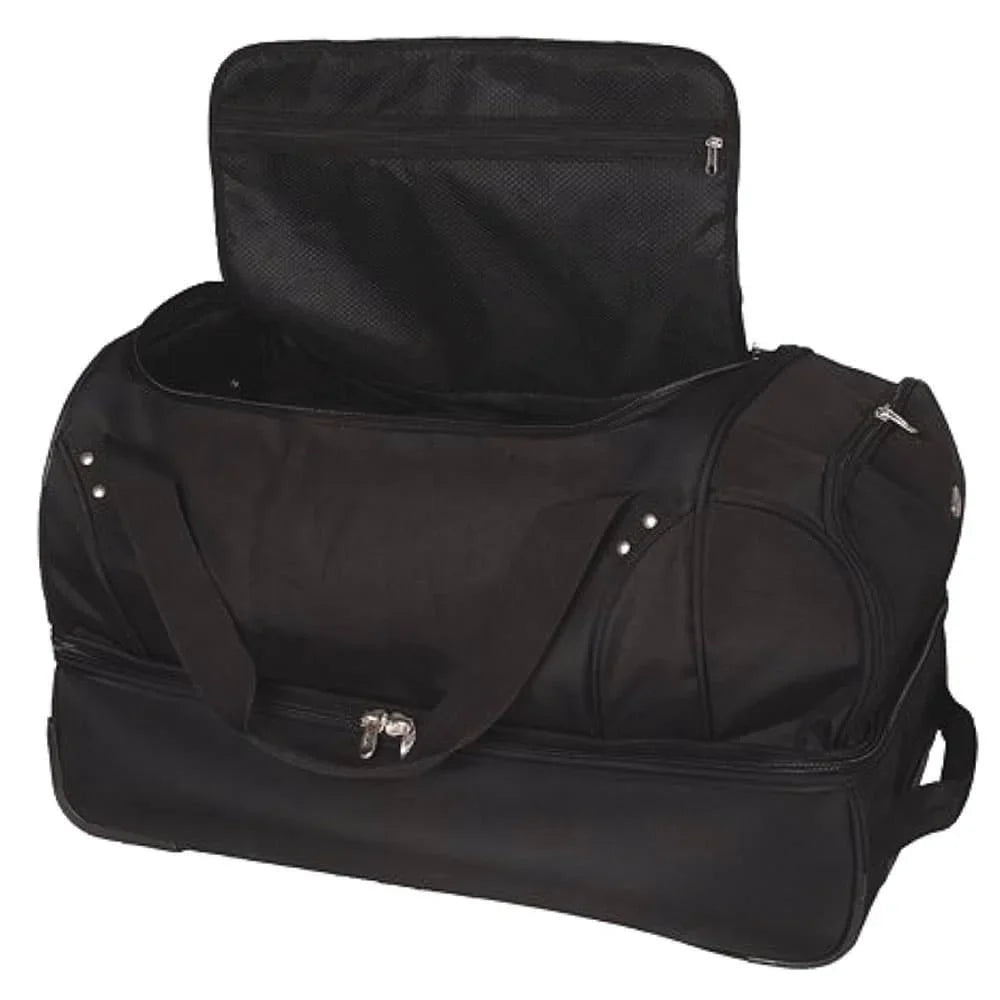 Orioles Rolling MOJO Duffel Bag Bottom 27'' Baltimore Black Drop 2-Wheel