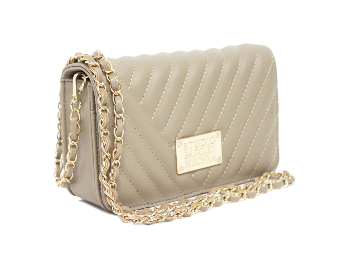 Camera Mischka Bag Taupe Badgley