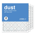 USA Air MERV 4-Pack Pleated Air Filter 21.5x23.5x1 AC 8 Made in the Filter, Filters Furnace HVAC AIRx Dust