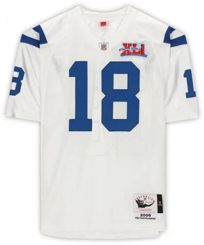 Colts Manning Fanatics Inscription XLI Super Authentic & MVP" Bowl Indianapolis Mitchell Peyton with Jersey Ness Authentic "SB - Autographed White Certified