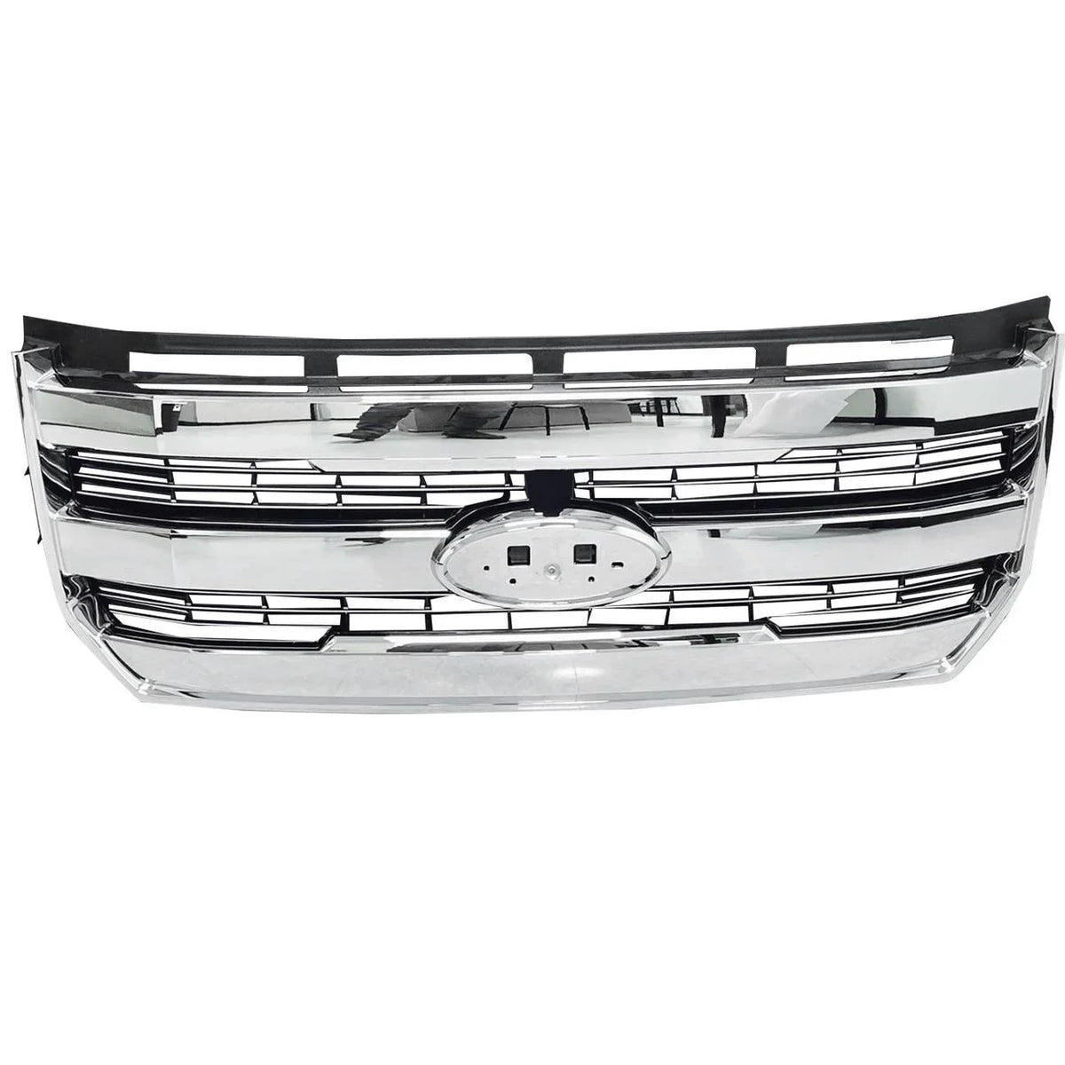 Grille 15-17 camera Front F-150 FL348200PBS Teledu Radiator W/o Chrome Bumper For
