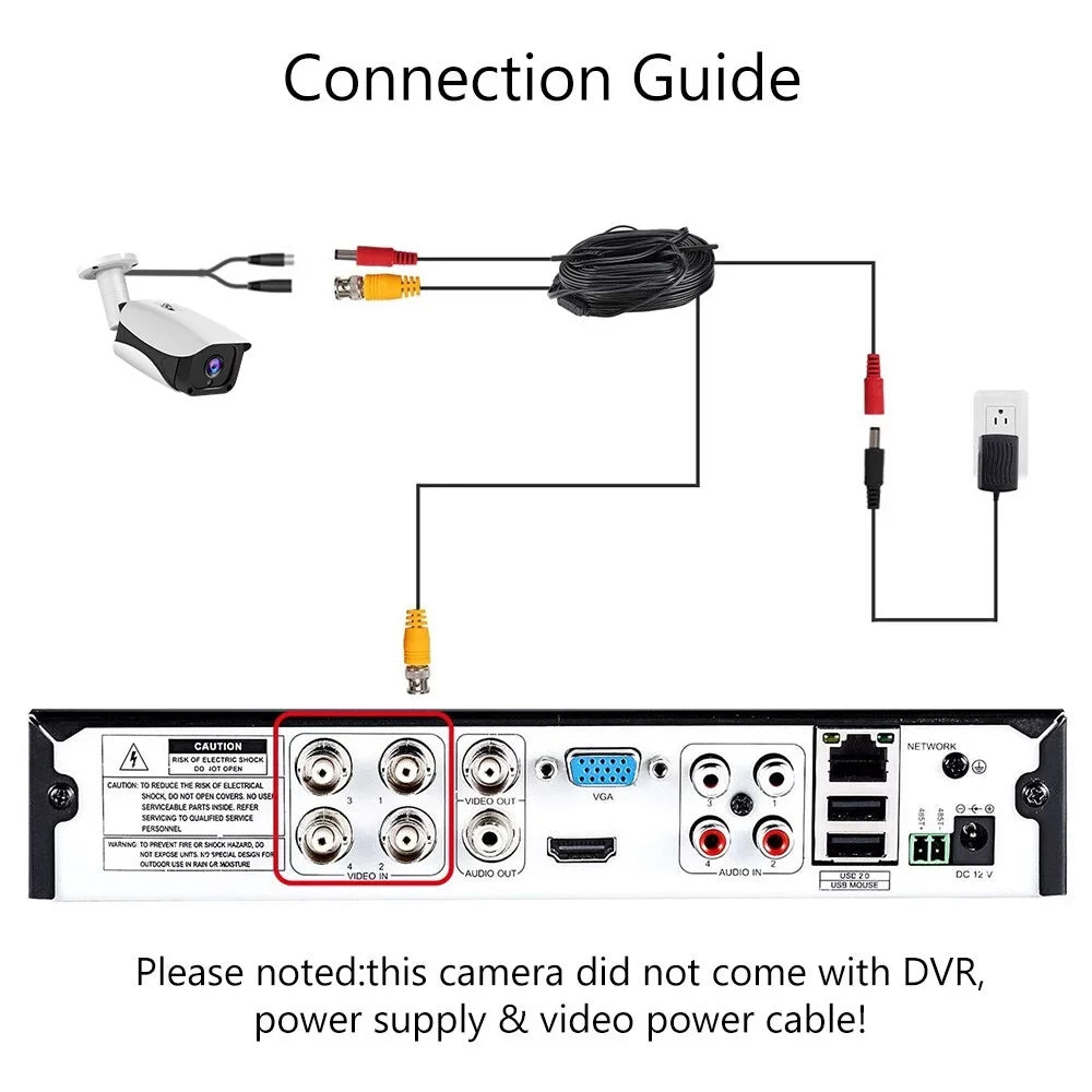 Full with Analog Definition GoolRC DVR IP66 1080P NTSC IR Waterproof High System For
