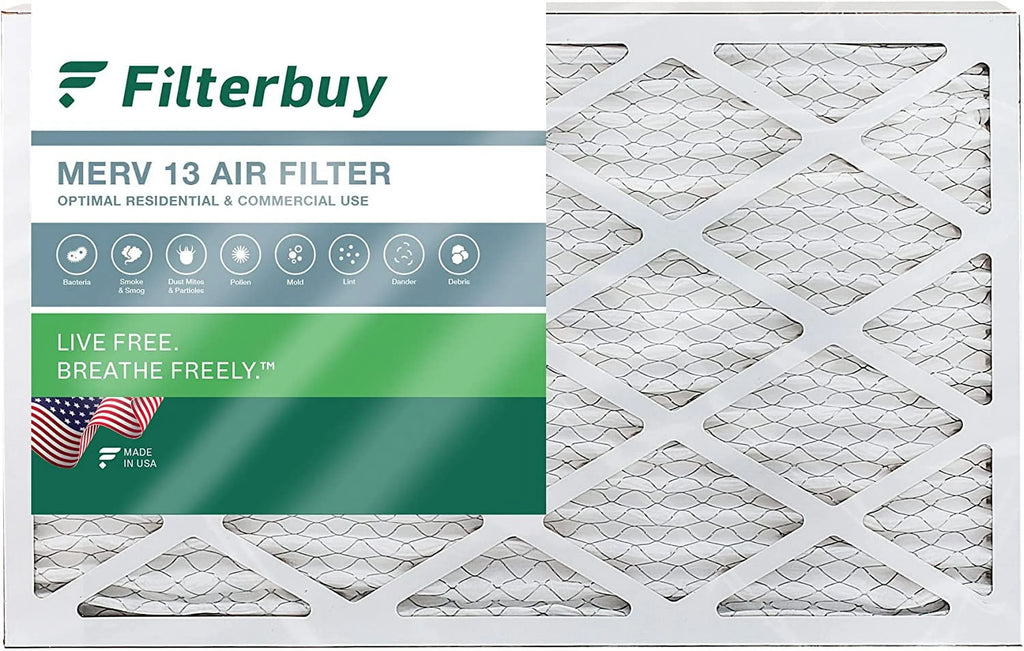 13 Air Furnace Filterbuy HVAC Filters AC Pleated 12x25x2 MERV (1-Pack)
