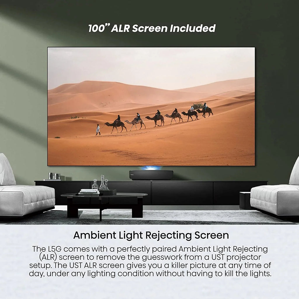 4K Protect Coverage ALR with Hisense Laser Ultra Additional 2 with (2022) Android Short 100-inch Year Epic 100L5G Throw TV by TV Screen