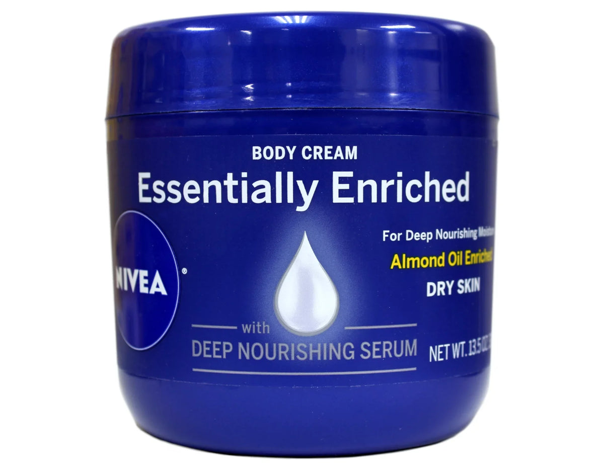 of 6 Almond Enriched 13.5 Oil NIVEA Essentially Deep Nourishing Serum Pack oz Cream Body