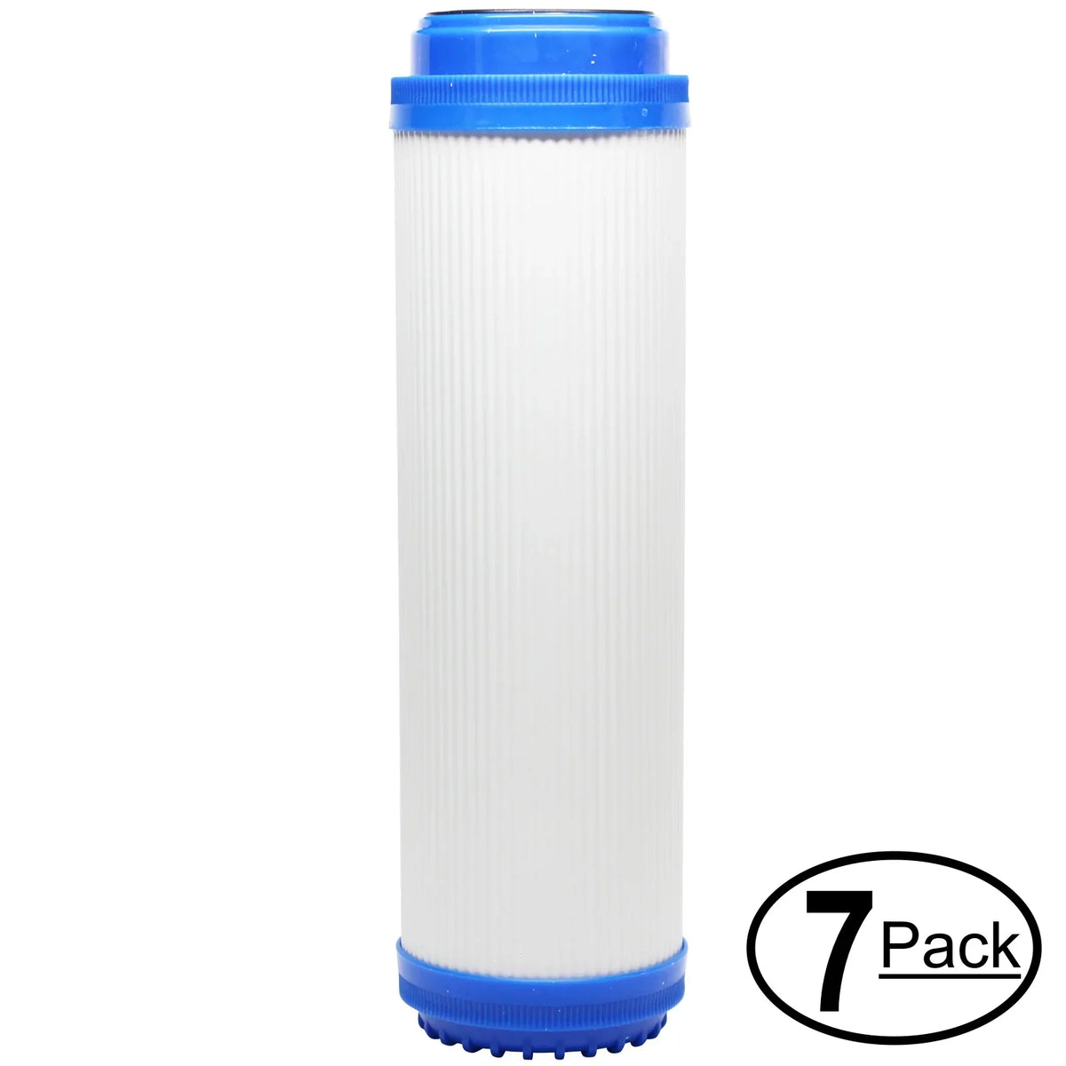 123Filter 7-Pack Cartridge 10-inch iSpring Replacement Universal Carbon Housing Granular Filter #HC12 Filter - for - Slimline iSpring Activated Brand Clear for Denali liquid HC12 Pure 10