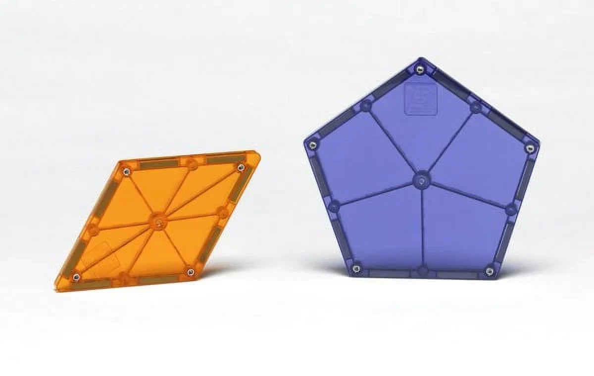 Magna-Tiles – Magnetic – Polygons Original, Expansion and Set – 8-Piece Educational STEM Approved Tiles The Building Creativity Award-Winning