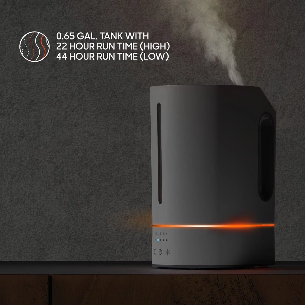 Humidifier Image Gallon with Pitcher Tank Sharper Customizable Light, 8 MIST 0.65 Cool Ultrasonic Mist,