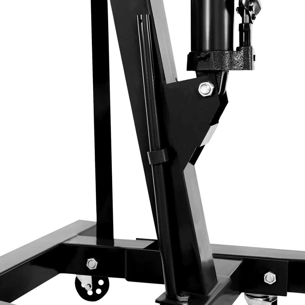 Heavy Crane Lifting Picker Engine 2-ton, Capacity 4400lbs, Duty And Crane Engine Folding Engine Legs, Shop Hoist, With Crane, Folding Cherry Shop Manual Steel Telescopic Boom Crane Hydraulic