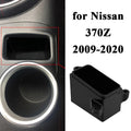 2009-2020 Glossy Insert, ABS Black 370Z ALLTIMES for Phone Holder Cubby, Nissan Cubby 370Z