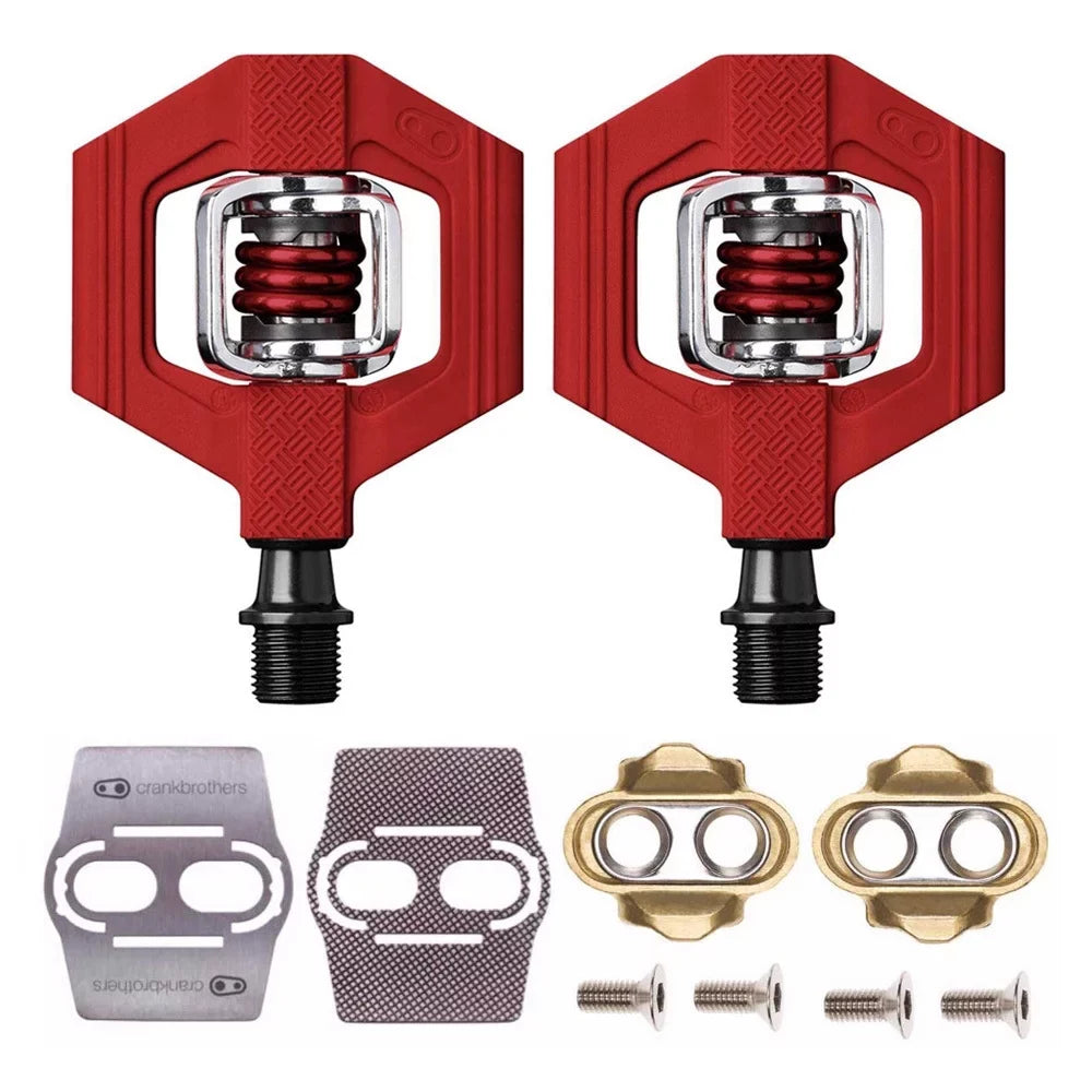 Candy Bike (Red) Pedals 1 Cleats Shields Bundle Crankbrothers Shoe and with