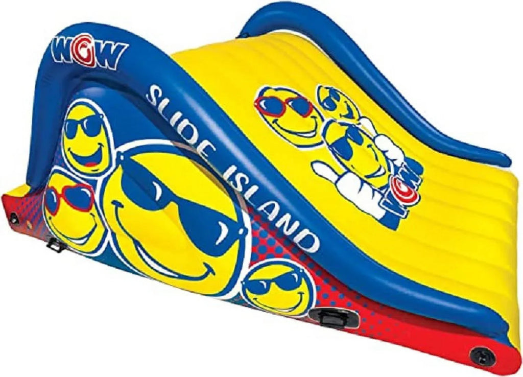 and Refurbished Island Slide WOW Blue Combo, liquid Floating Sports Walkway