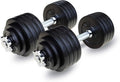 105lbs Adjustable Weight Iron Set Dumbbells Cast