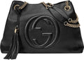 Handbag Black Leather Soho Chain Shoulder