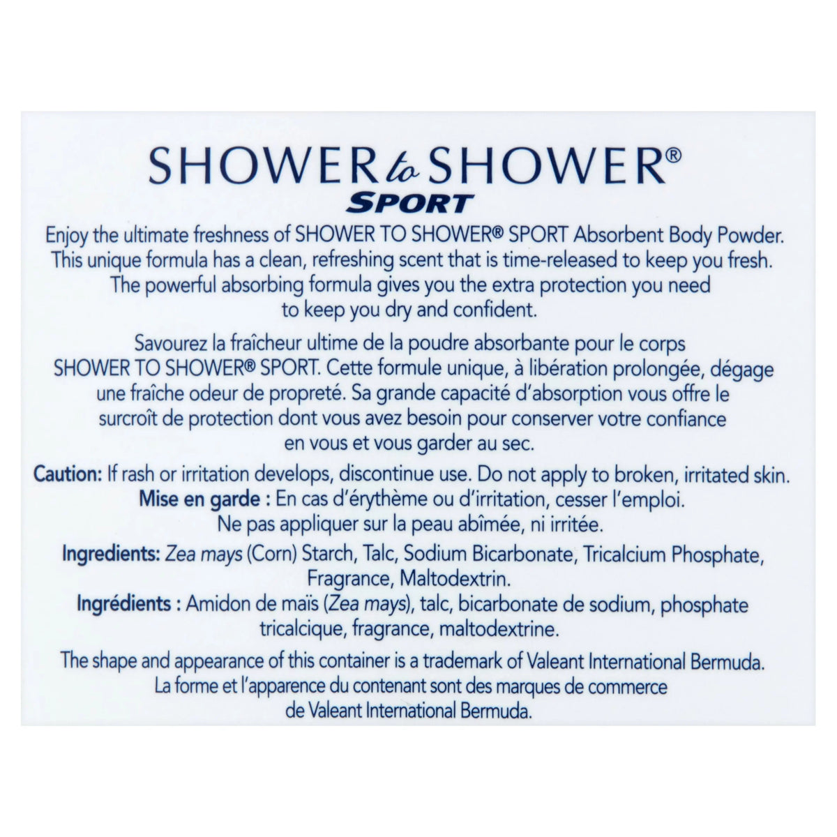 To Body 3) Shower Powder Sport, oz of 13 Shower (Pack
