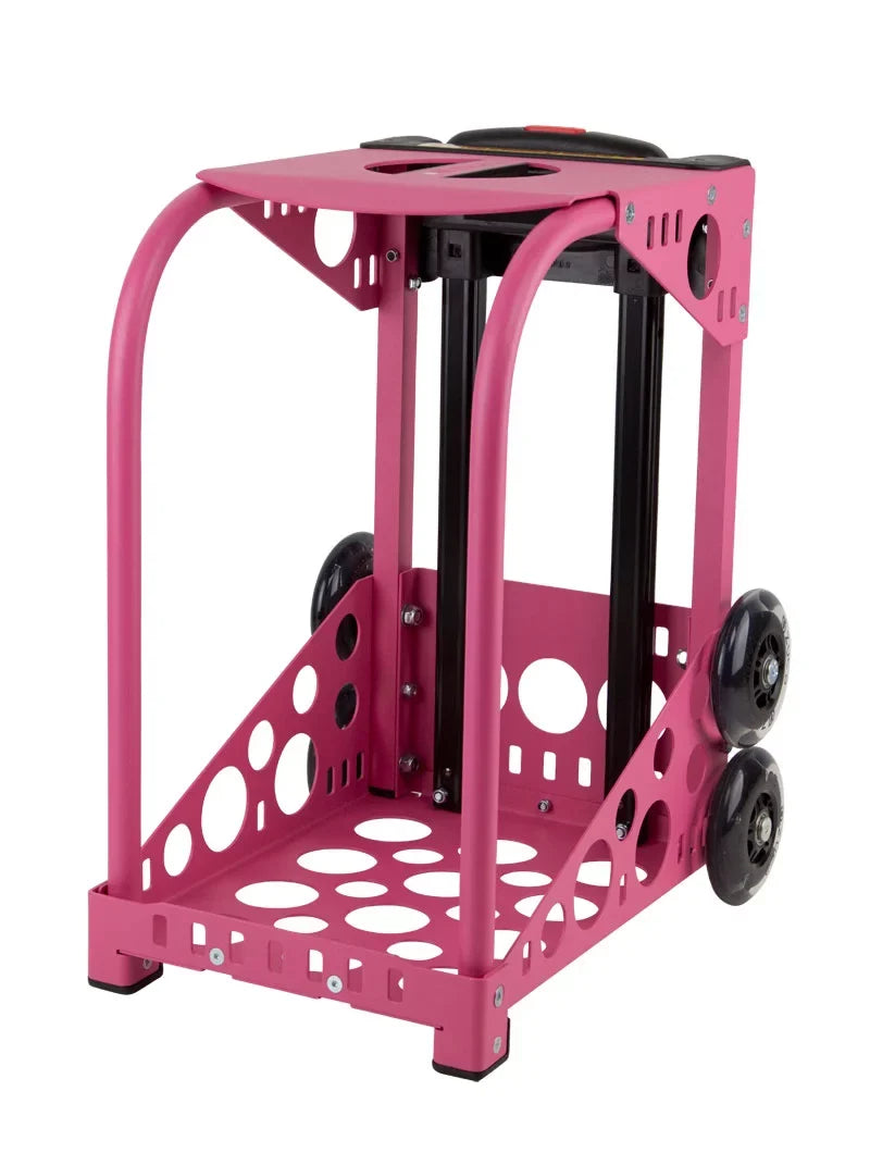 Zuca Bag (Pink Seat Persimmon - 18" with Sport Frame) Black/Pink Cover
