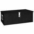 Organizer Case Garage, W Black H) Storage x x Camping Dcenta 11.8 Vehicle, Tool Trip 31.5 Underbody Inches Toolbox 15.4 Box Box for Trailer x (L Lockable Aluminum x Truck