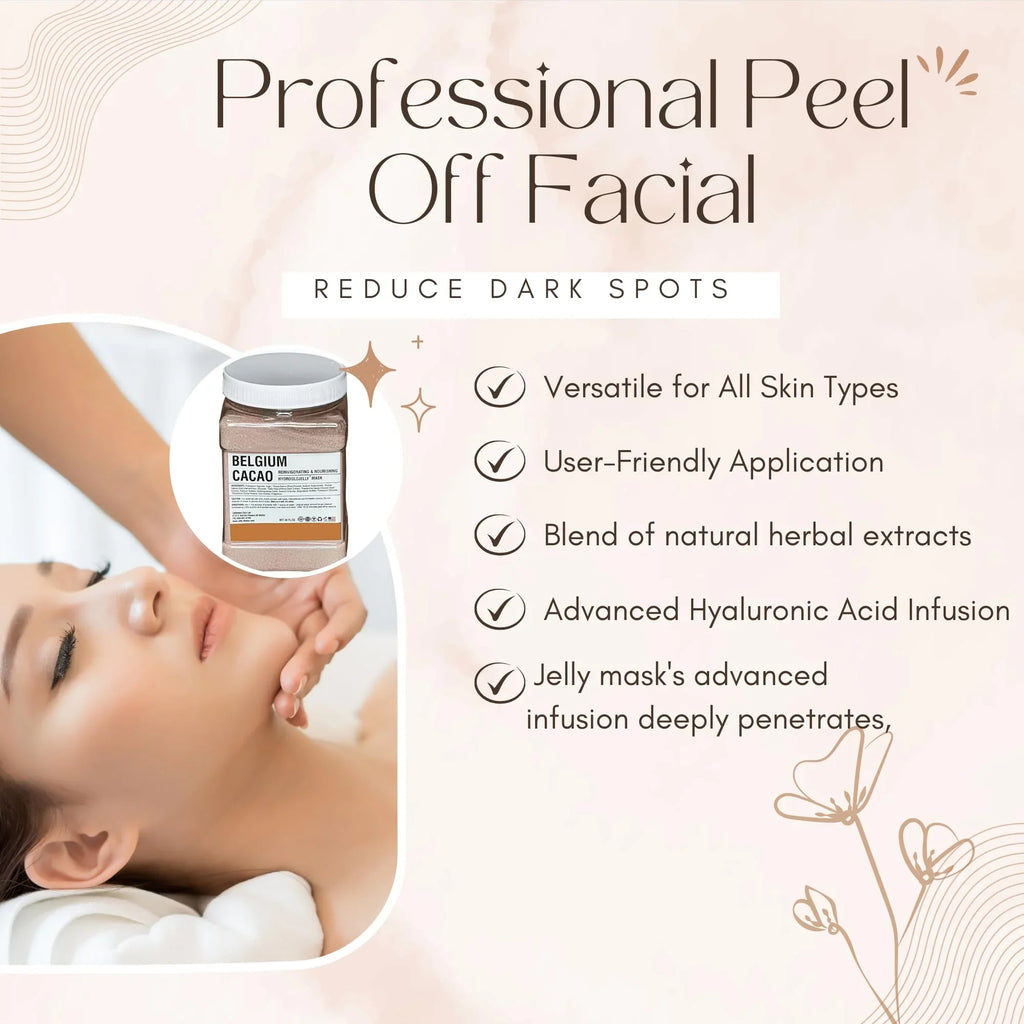 fl Spot, Belgium 30 All Cacao Luminous Type, oz Skin Facial off Peel Jelly Skin Reducing Mask, Lab Anti Mask, Dark Aging,