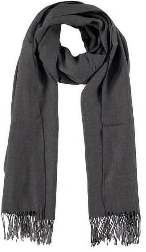 Bridal Bridesmaid of Dark 10 Set Grey Shawl, Wedding Pashmina Wrap, Shawl, Shawl Scarf