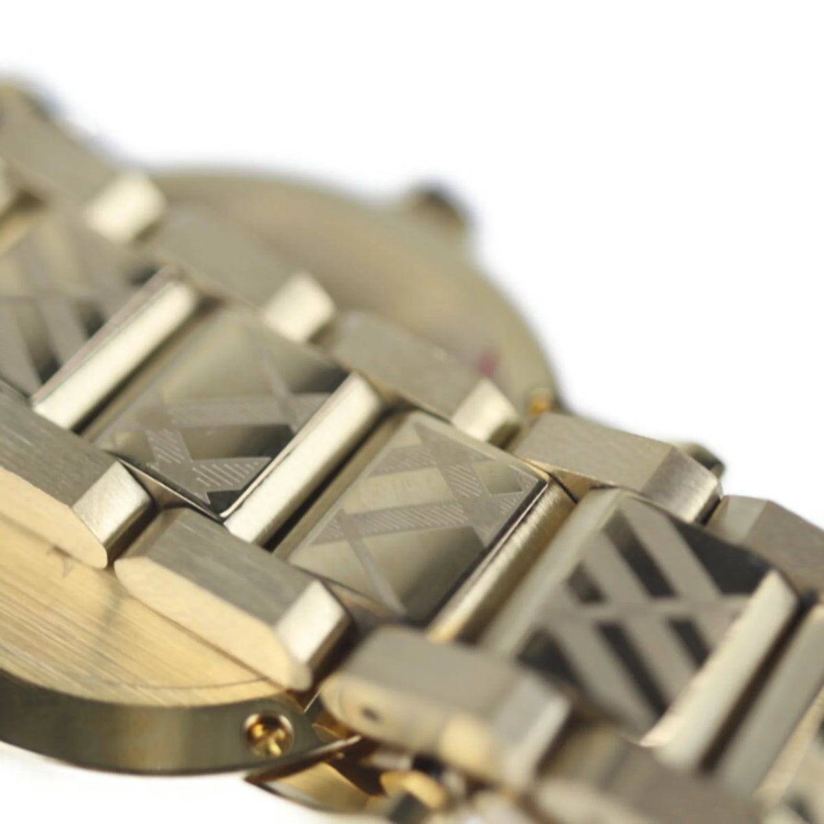 THE (Like steel BU9145 Pre-Owned CITY BURBERRY New) watch stainless Burberry gold