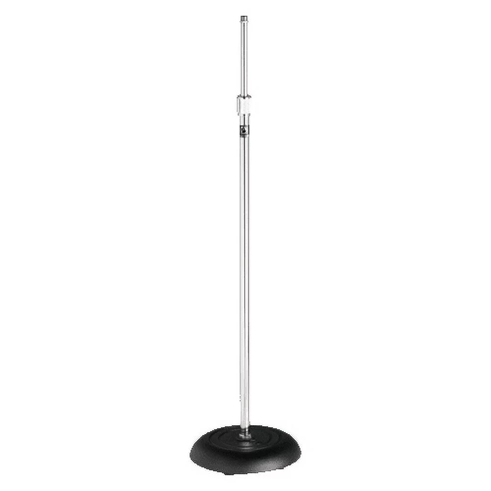 Shure - - chrome Stand MS-10C gray, - floor-standing for microphone - metallic