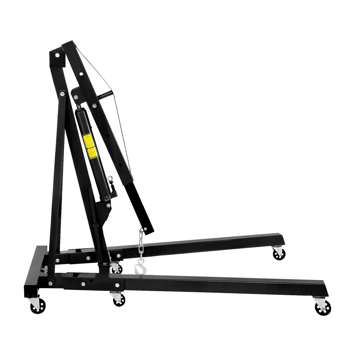 Heavy Crane Lifting Picker Engine 2-ton, Capacity 4400lbs, Duty And Crane Engine Folding Engine Legs, Shop Hoist, With Crane, Folding Cherry Shop Manual Steel Telescopic Boom Crane Hydraulic