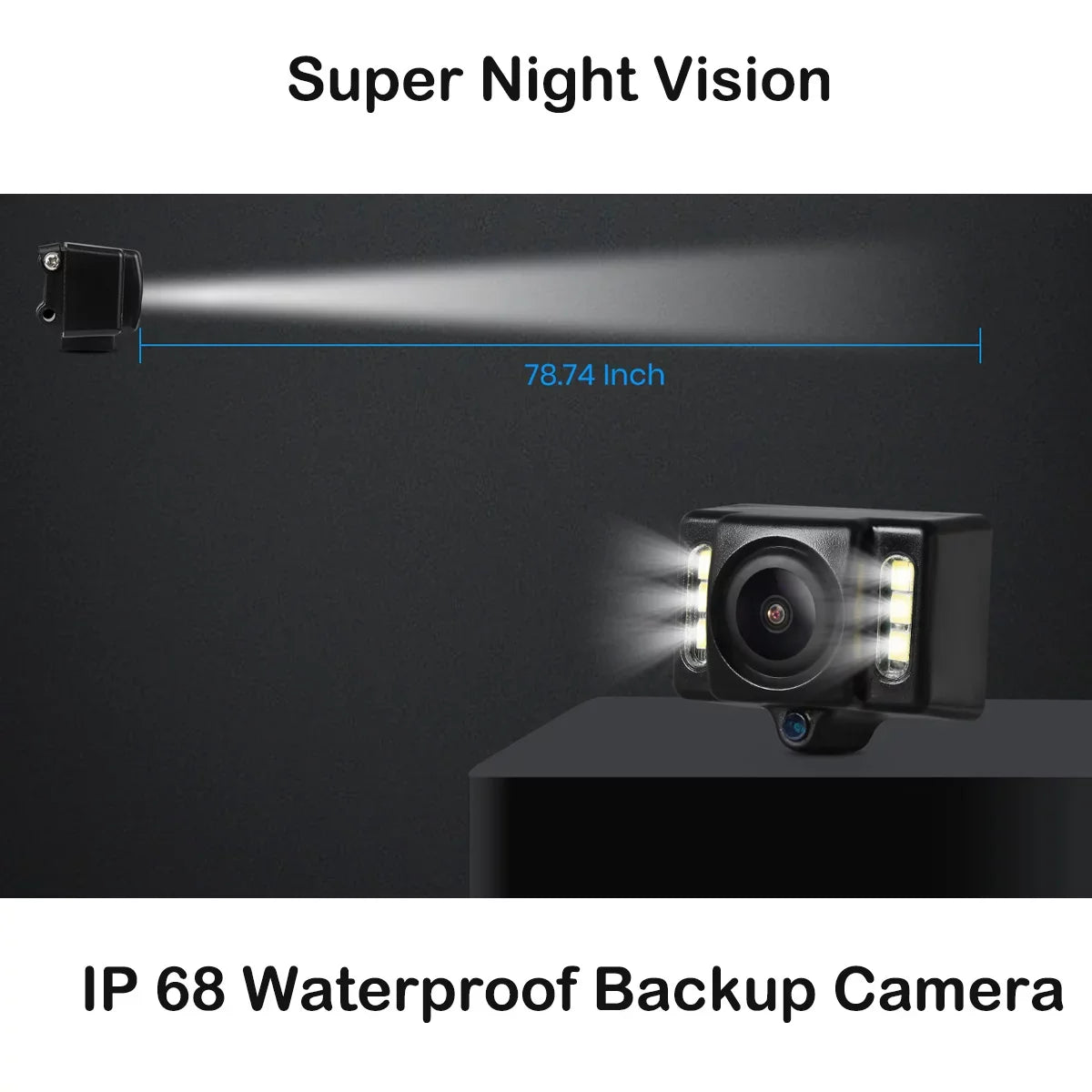 Rear Reversing System Vehicles Backup Trucks, Oem View for Super (T1400U) Car Camera Wireless Backup Look Night for Mirror Vision Camera Camera Auto-Vox