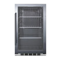 SCR1932BH34CSS Ft. - 3.1 Compact 19-Inch Beverage Shallow Cu. Cooler exterior Depth Summit