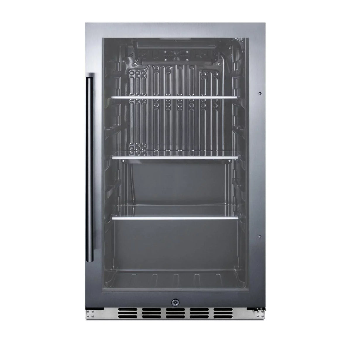 SCR1932BH34CSS Ft. - 3.1 Compact 19-Inch Beverage Shallow Cu. Cooler exterior Depth Summit