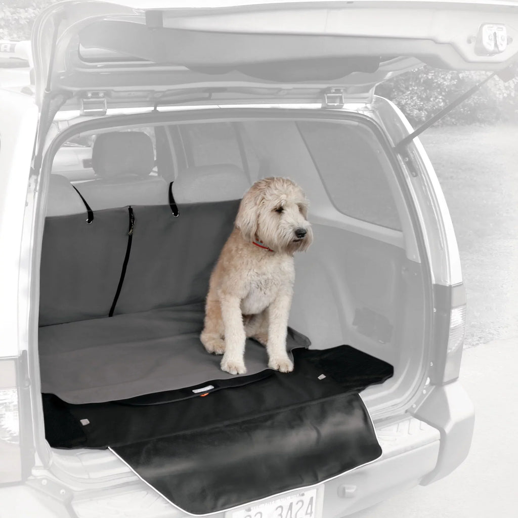 Dogs, for Protection, Bumper Storage Grey) Cape Cargo Liner, liquid Extra Pockets, Cars, Trucks Resistant, Pet Cover, Trunk Kurgo Cargo (Charcoal for Car Flap For SUV,