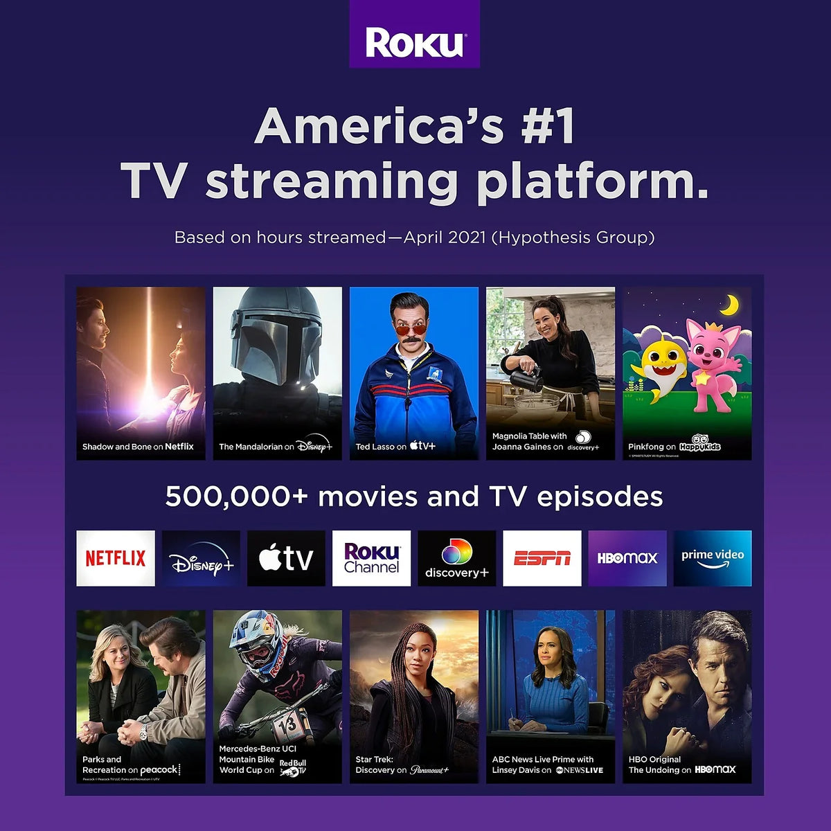 HD HDMI Streaming Simple Roku Player Remote and Speed Cable High with Media Express