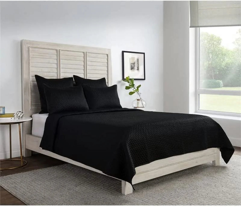 by Sham Home Black Sateen Kosas Winthrop 100% Euro