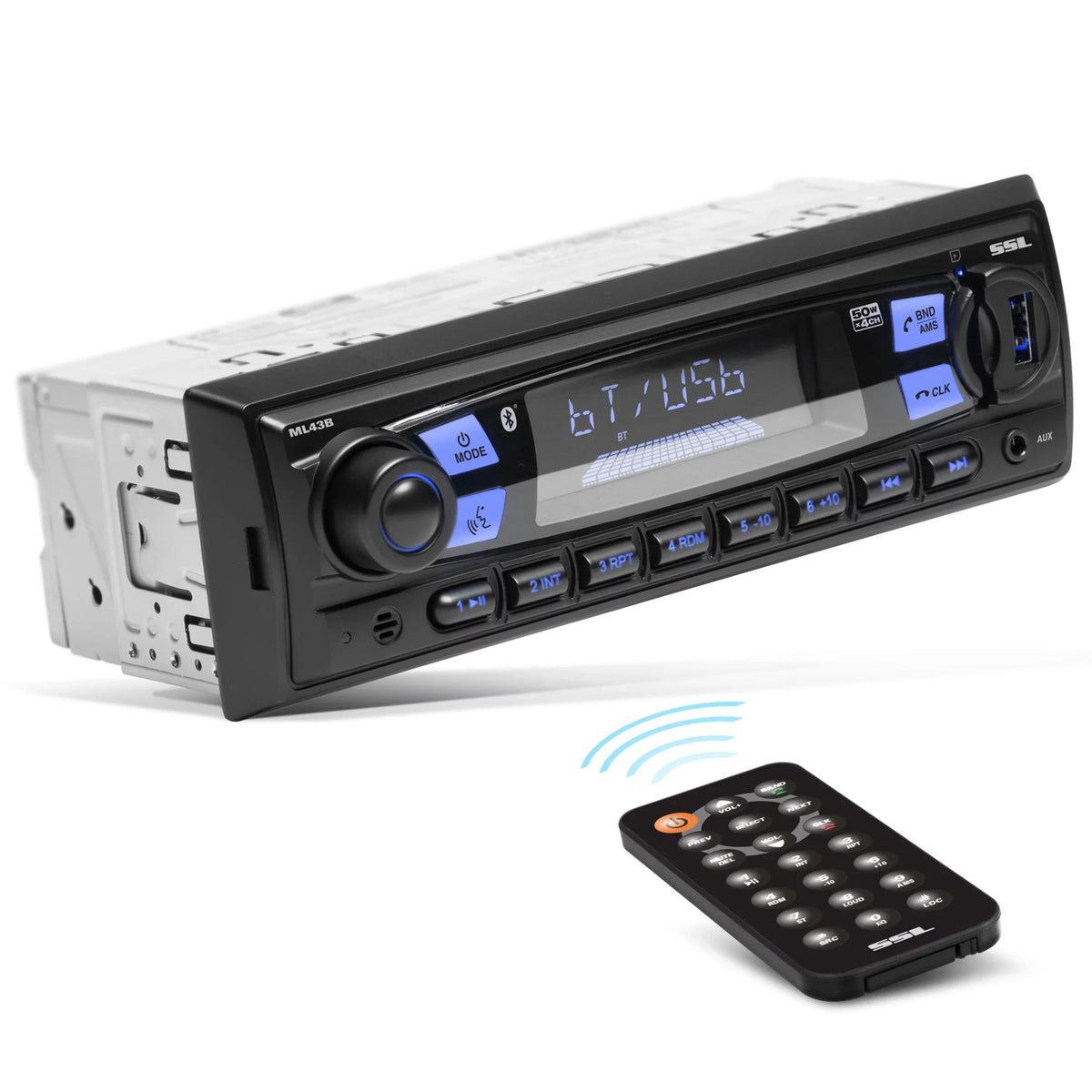 Storm Bluetooth, CD, USB, Car Laboratories AM/FM SD, No ML43B Sound Stereo,