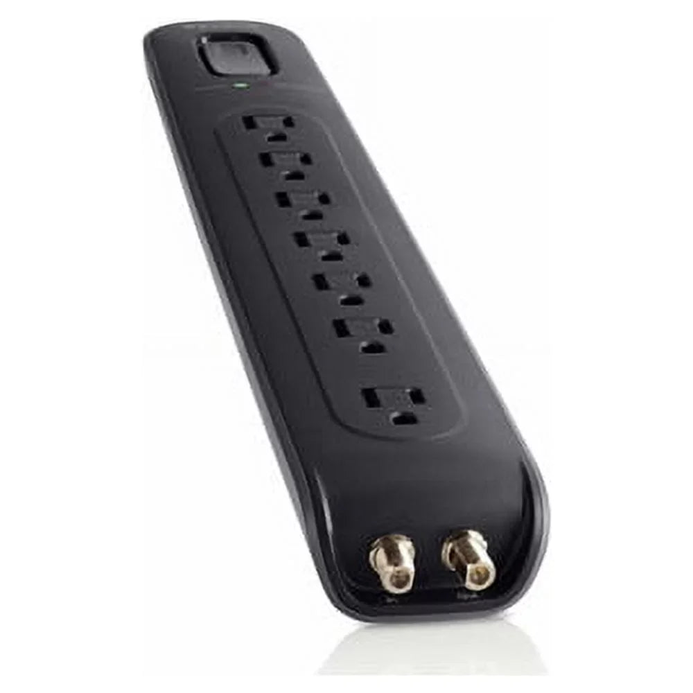 (BV10703004BLK) Belkin 7-outlet W Surge Strip Power Protector