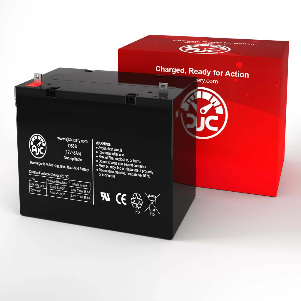 an Dalton AJC This Scooter 55Ah Replacement Is Drive Battery 12V Brand Tacahe Mobility PC1451M Mid-Wheel -