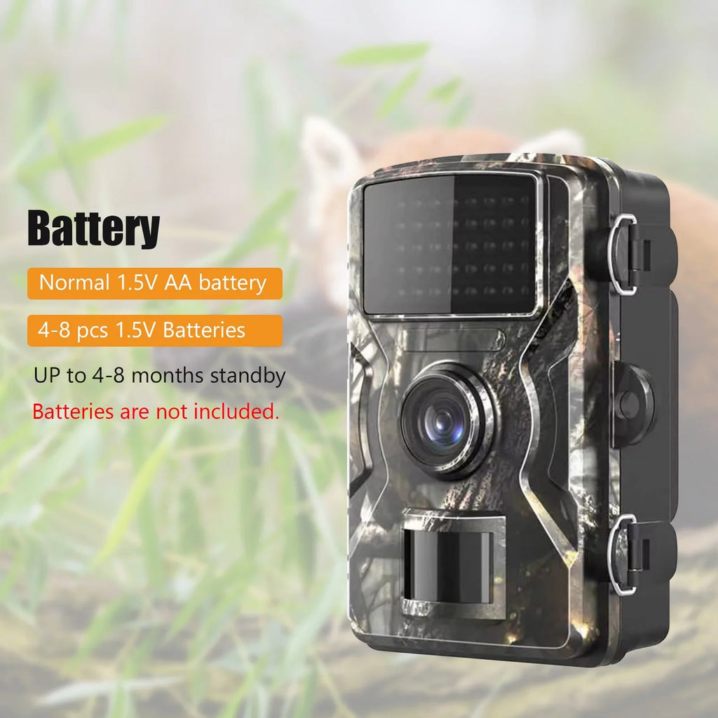 Display IR with Home TFT Wildlife, Use Game Night Camera for Dadypet Trail Motion Detection, and 2.4'' Waterproof, Color Farm, Vision, IP66 1080P and