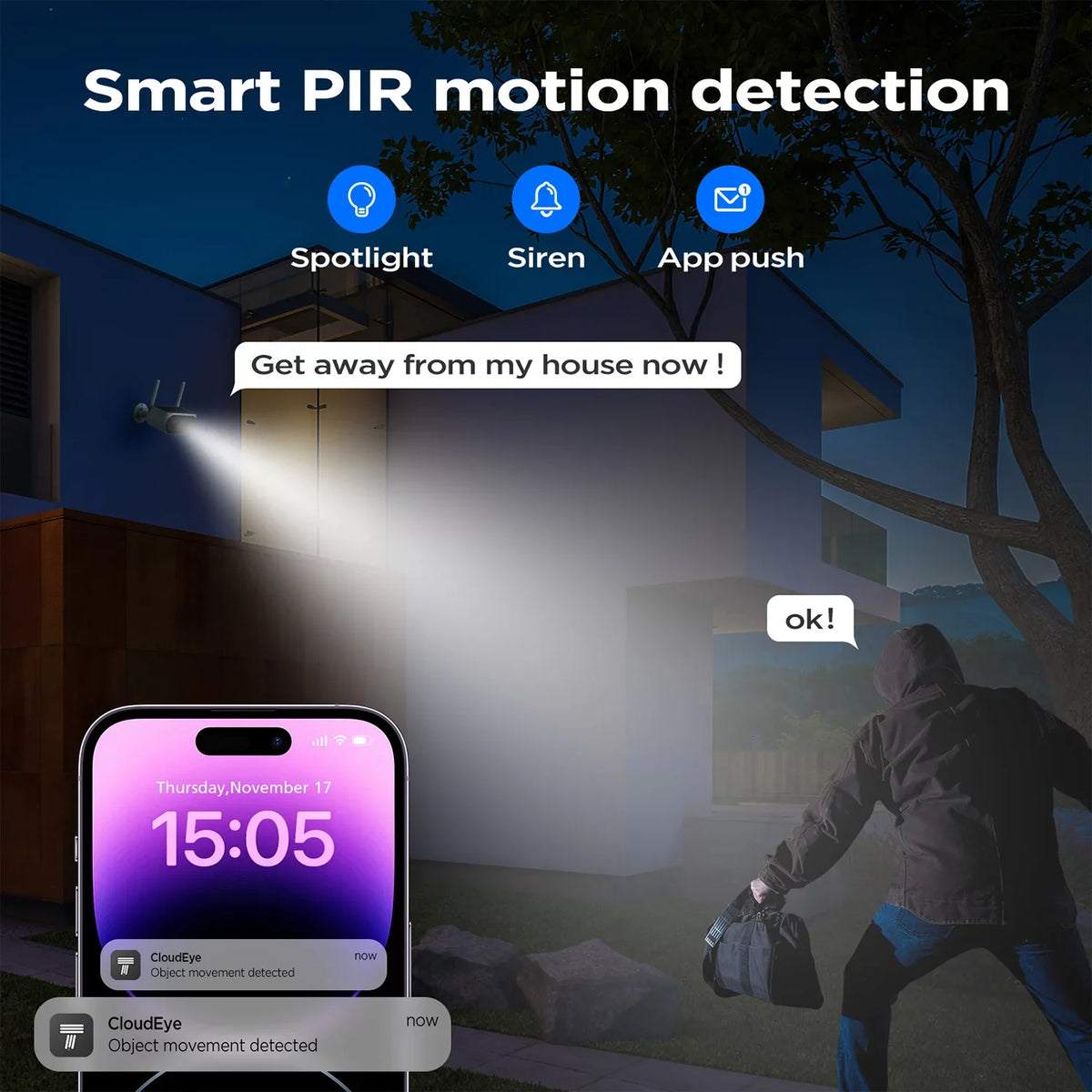 WiFi Solar Bullet Powered Surveillance Pack Camera Wireless Security 2K/4MP Camera exterior Battery SC15 Toguard 2