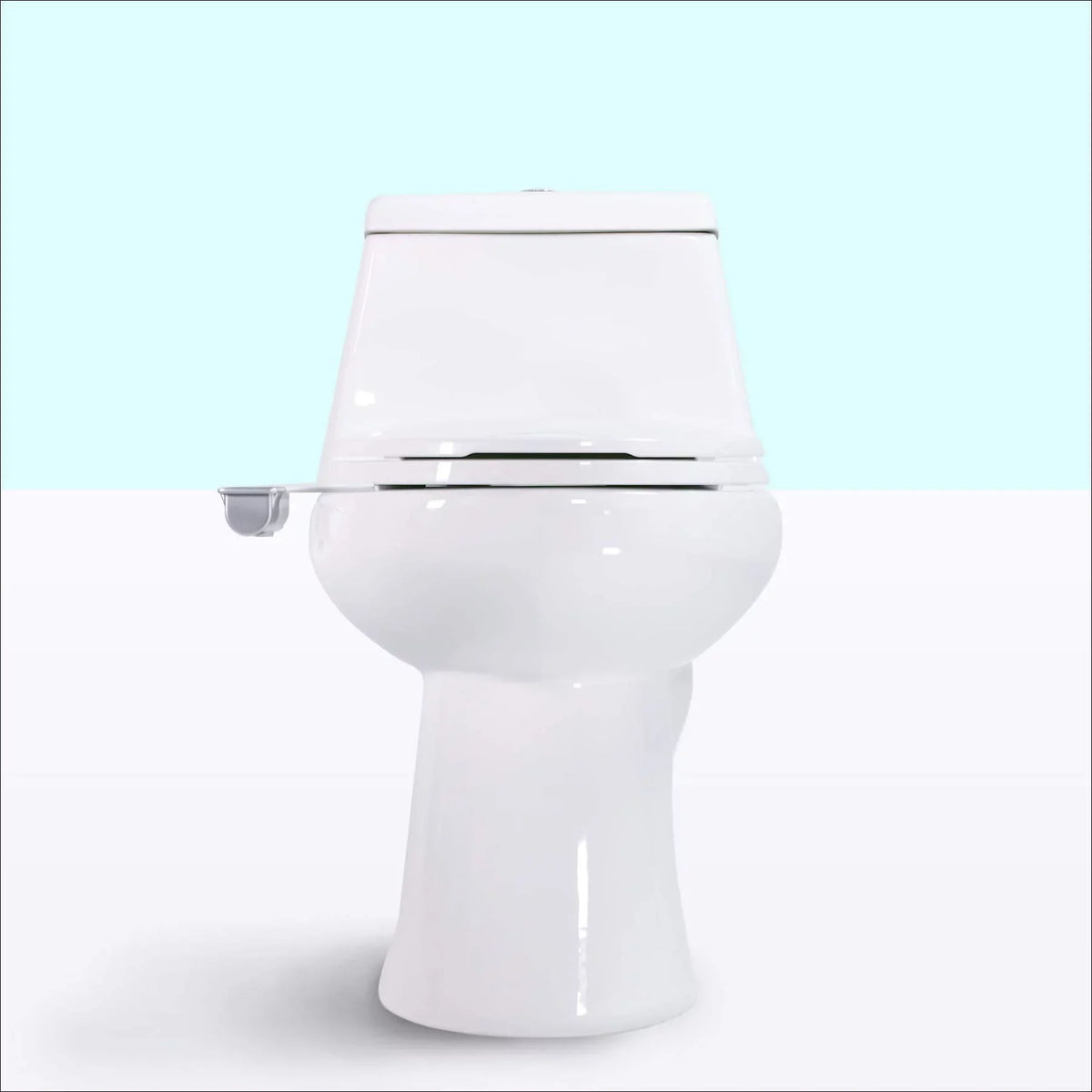 with Bidet Brondell SS-150 Non-Electric White in Thinline Attachment Single Nozzle Simplespa