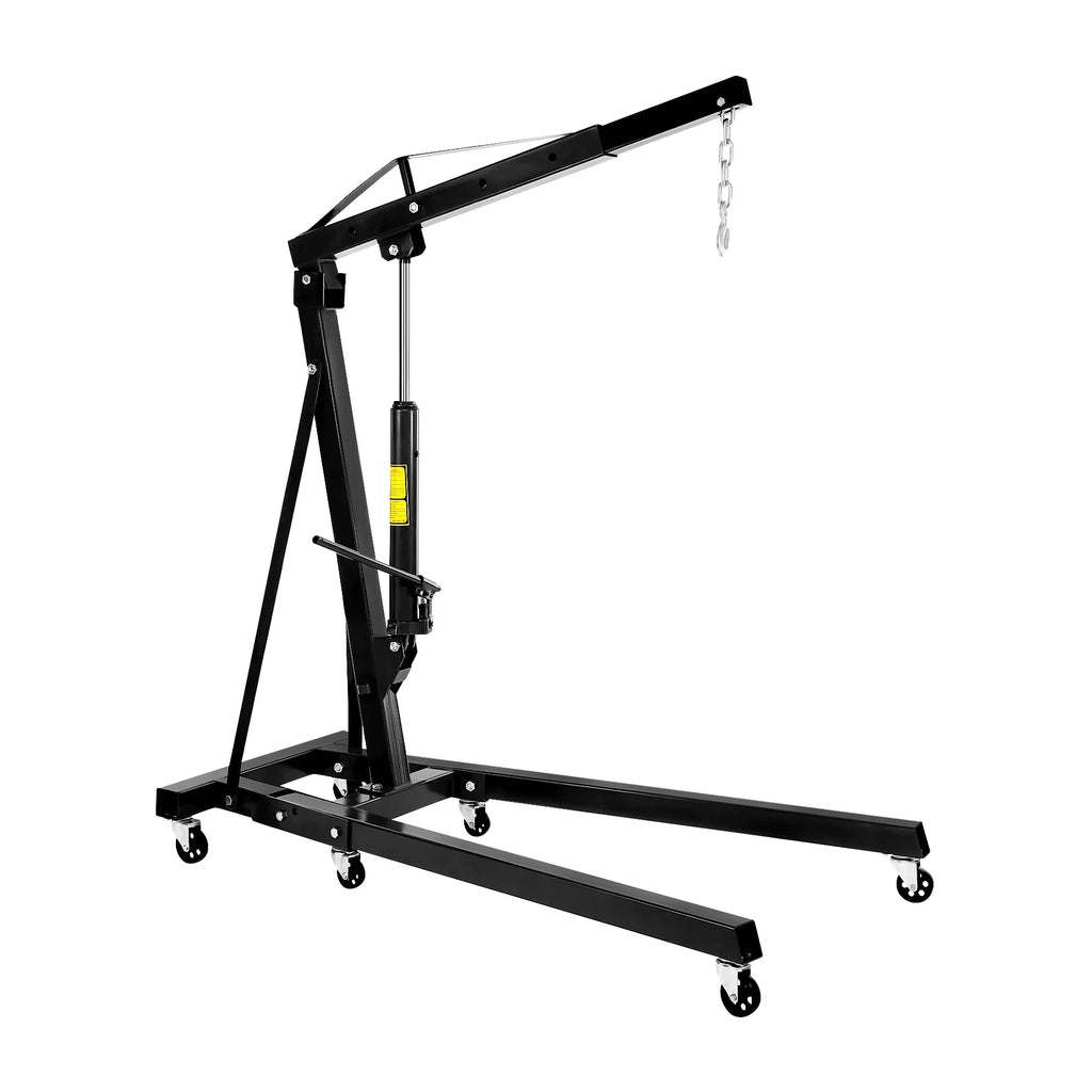 Heavy Crane Lifting Picker Engine 2-ton, Capacity 4400lbs, Duty And Crane Engine Folding Engine Legs, Shop Hoist, With Crane, Folding Cherry Shop Manual Steel Telescopic Boom Crane Hydraulic