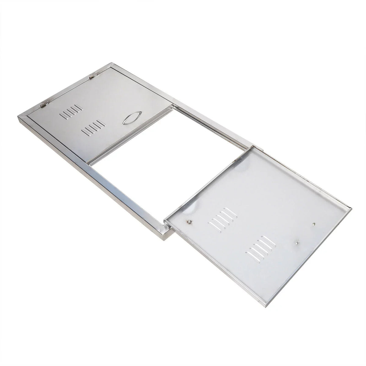 Stainless BBQ Cabinet Kitchen exterior Island Doors 21" Steel Access Doors 36" x