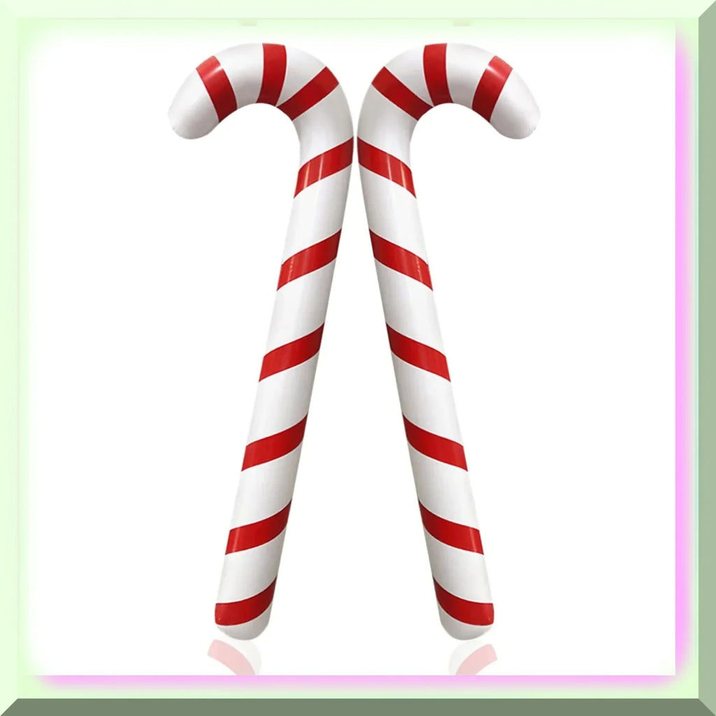 Floats for - Pool Cane Inflatable Candy Jumbo Pack Balloons 2 Cane Festive Displays exterior and Decorations Candy