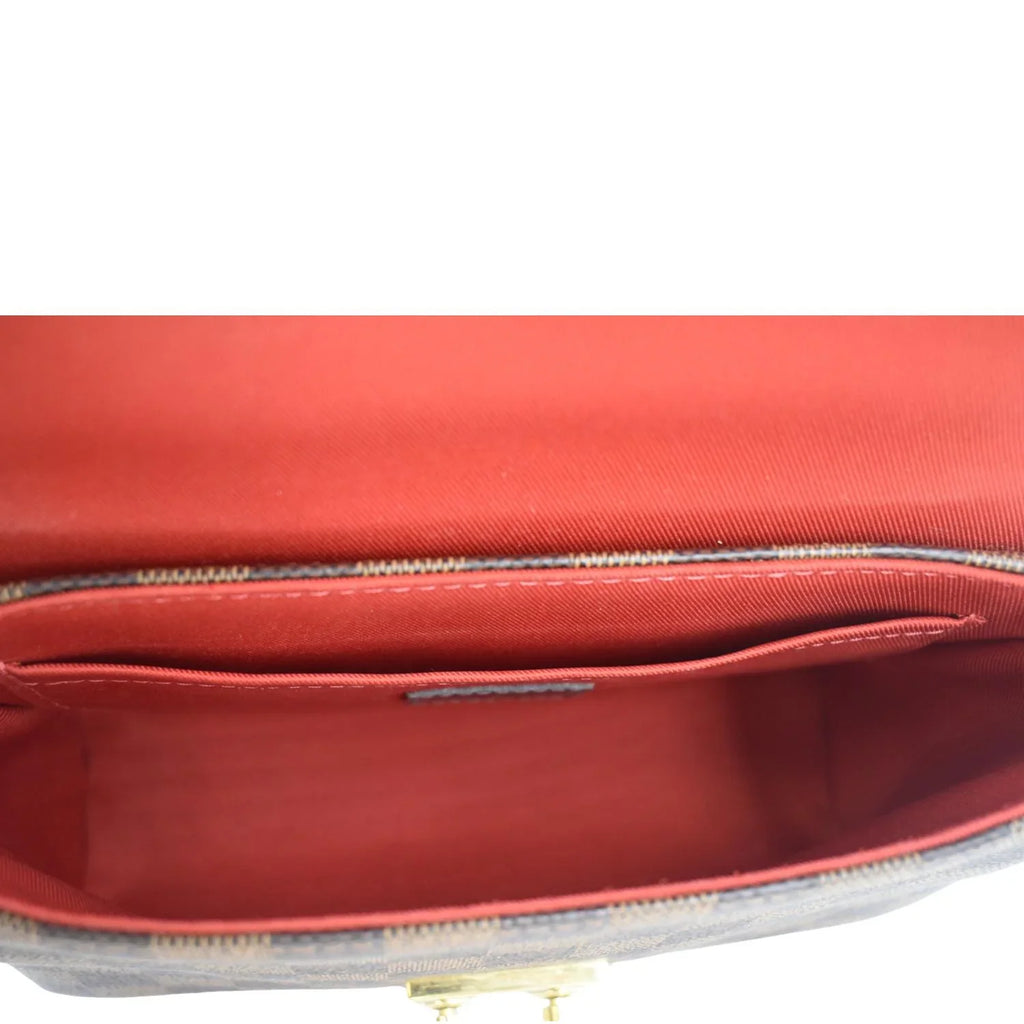 Cream Pouch Strap Leather Epi Easy Shoulder Bag Pre-owned On
