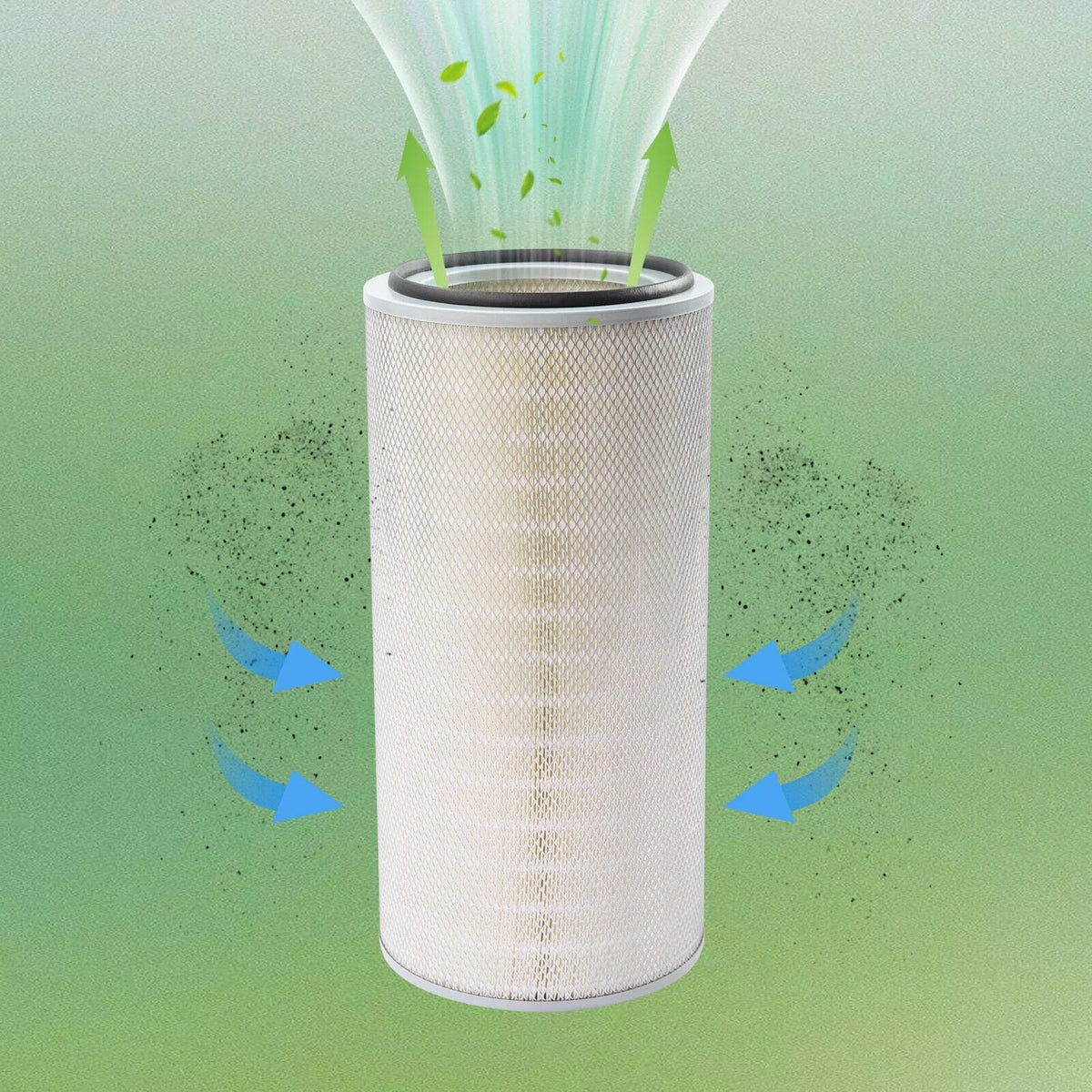 20-40μm Filtration Cartridge Filter Collector Fine Particles Catcher Dust Dust