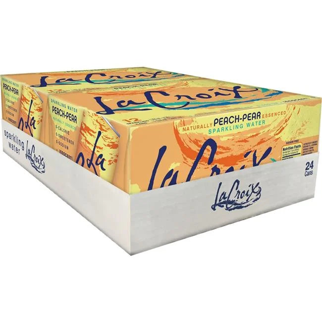 Pear Peach 12 Pack Sparkling 12 liquid oz of -