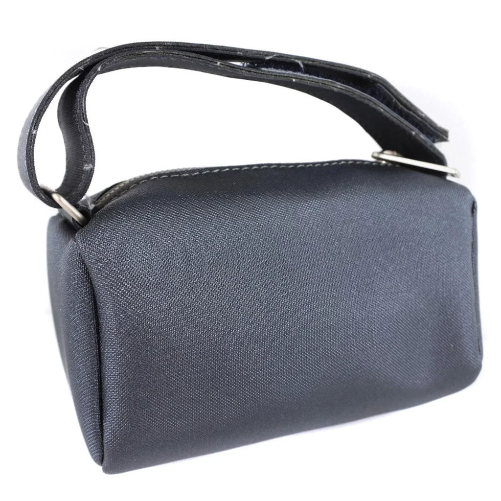 Gray (Fair) Pre-Owned Logo Nylon Vintage Ladies Pouch