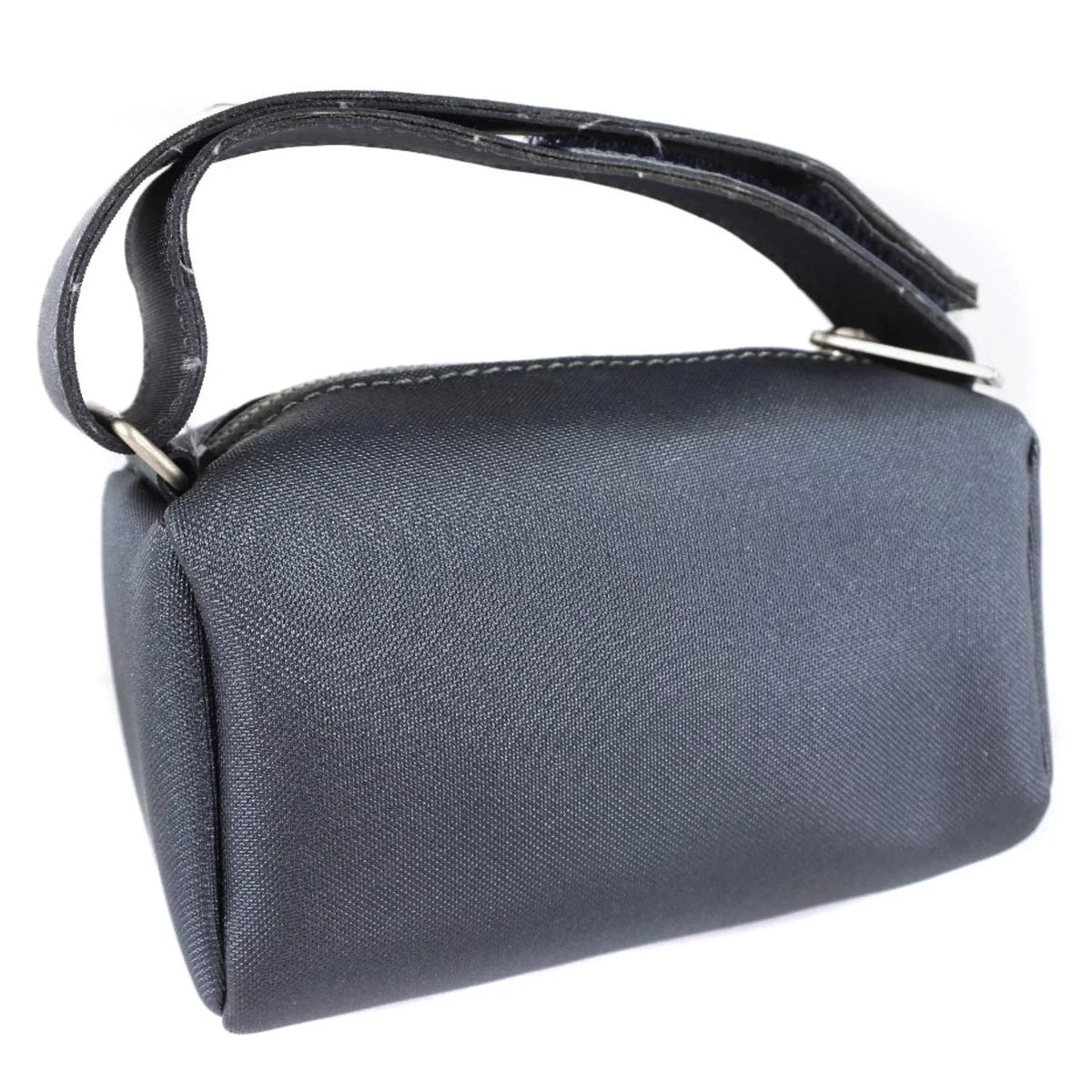 Gray (Fair) Pre-Owned Logo Nylon Vintage Ladies Pouch