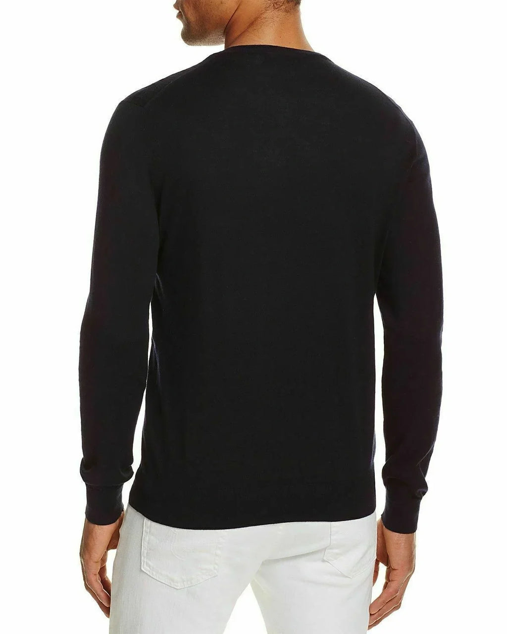 Cotton Blend Sweater, Crewneck NAVY US TRUE Small Bloomingdale's