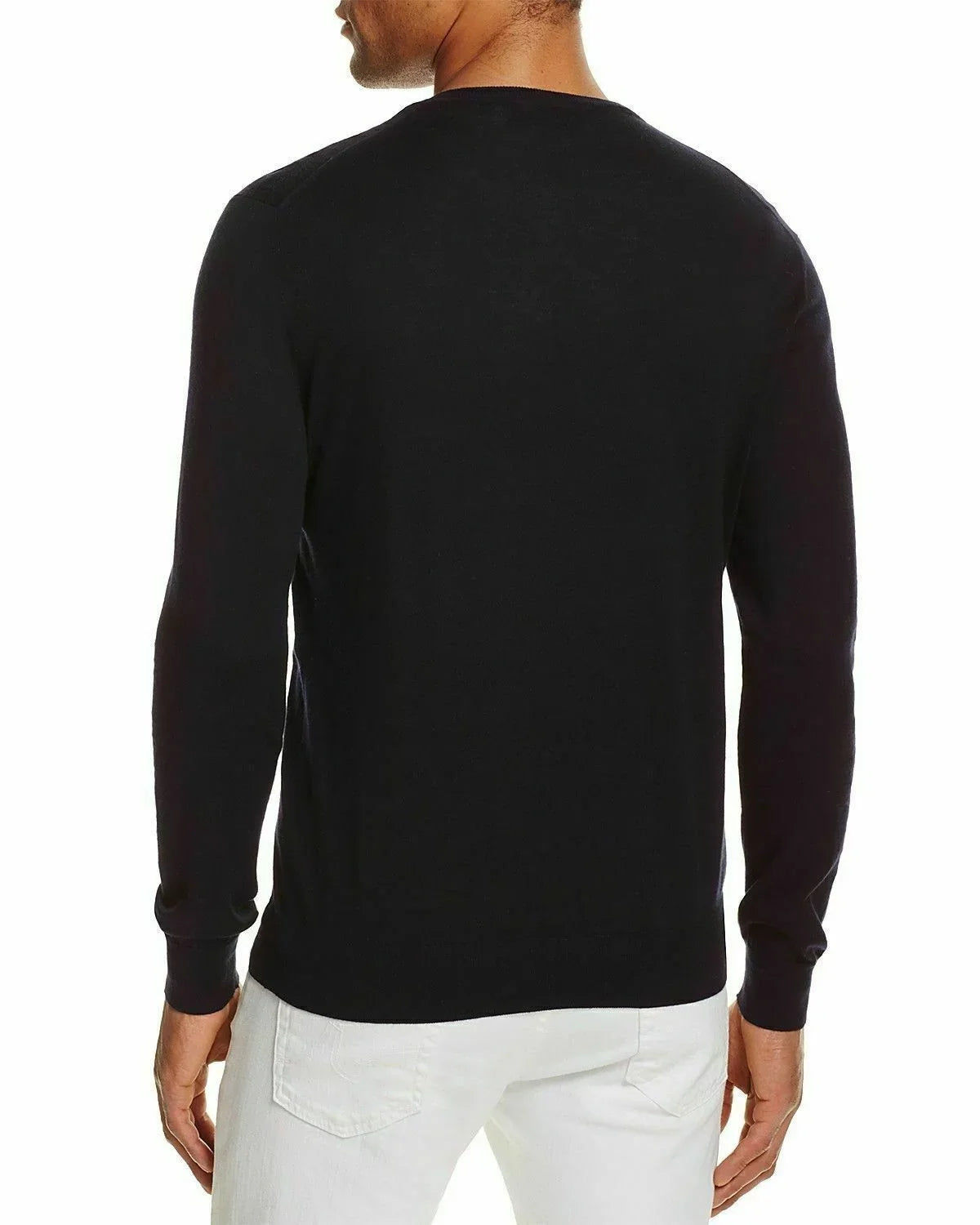 Cotton Blend Sweater, Crewneck NAVY US TRUE Small Bloomingdale's