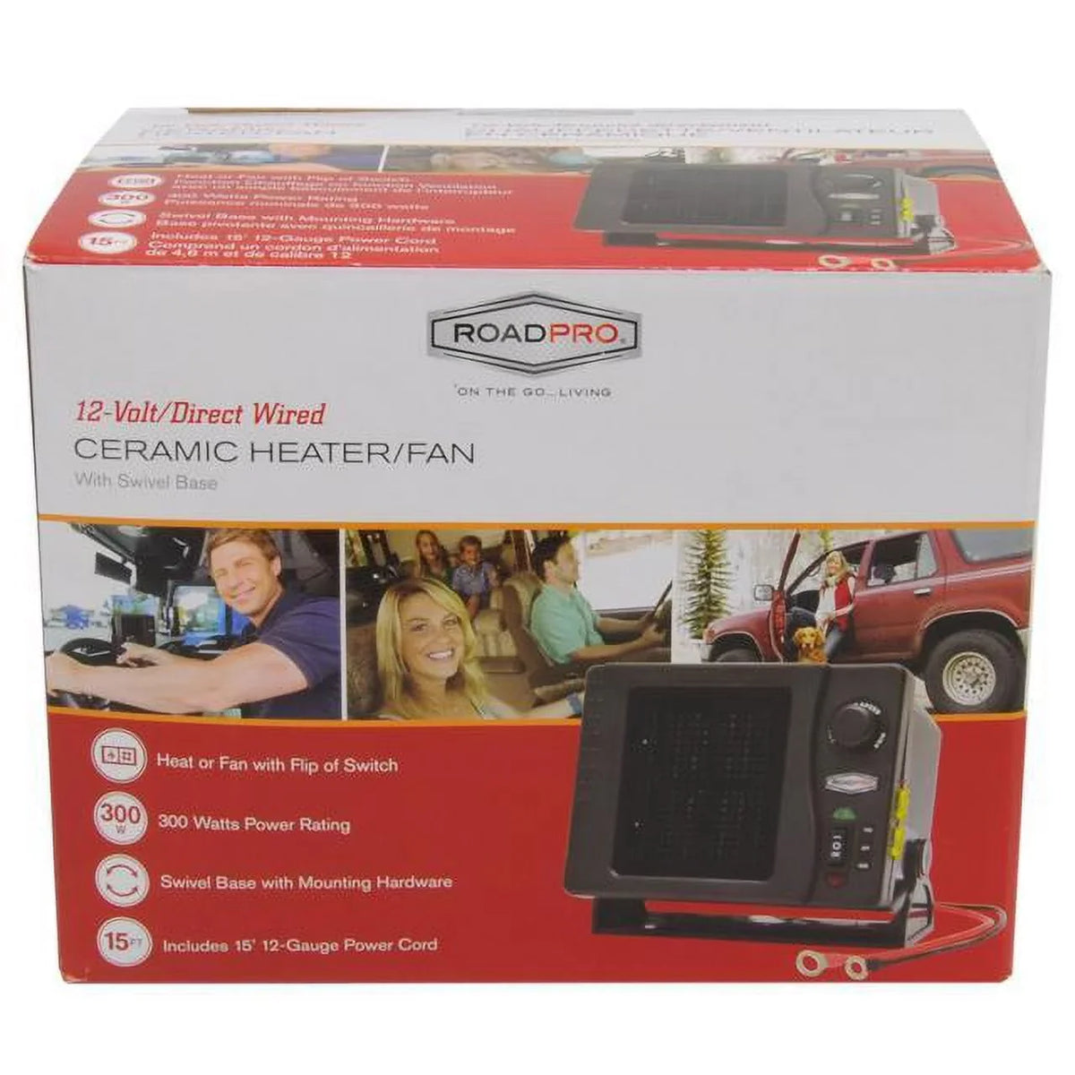 Heater & RPSL-681 RoadPro 300W RV Ceramic Fan 12V
